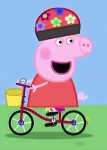 george pig bike helmet