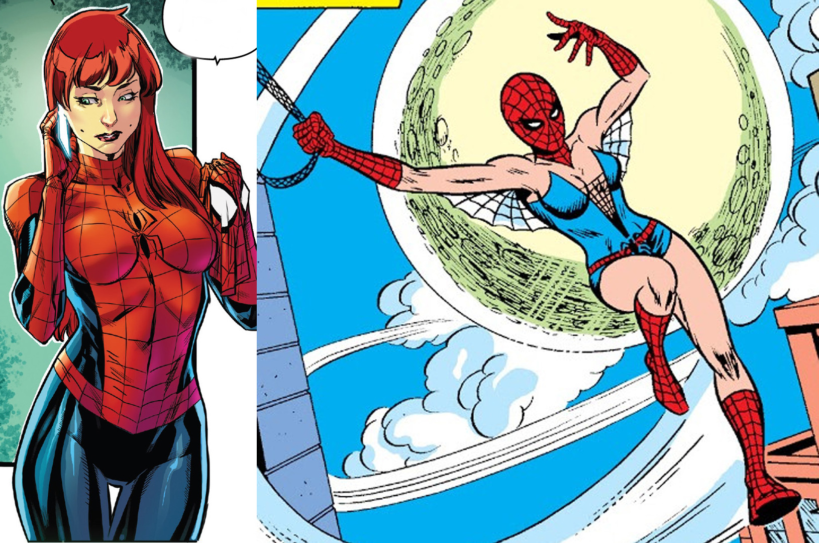 Requesting Mary Jane dressed as Betty Brant's Spider-Girl. 