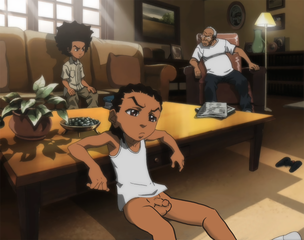 It's All Fun And Games Until Someone Makes Boondocks Hentai.