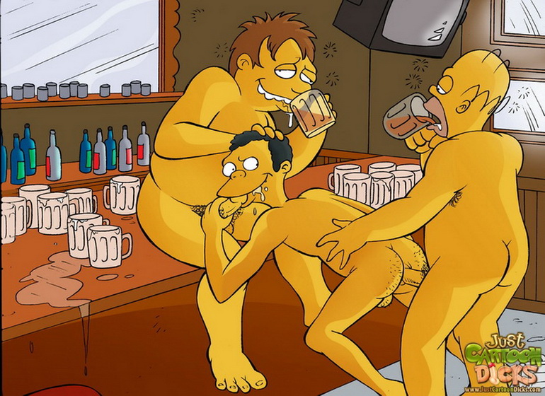 The simpsons characters have anal gay sex gay porno toons
